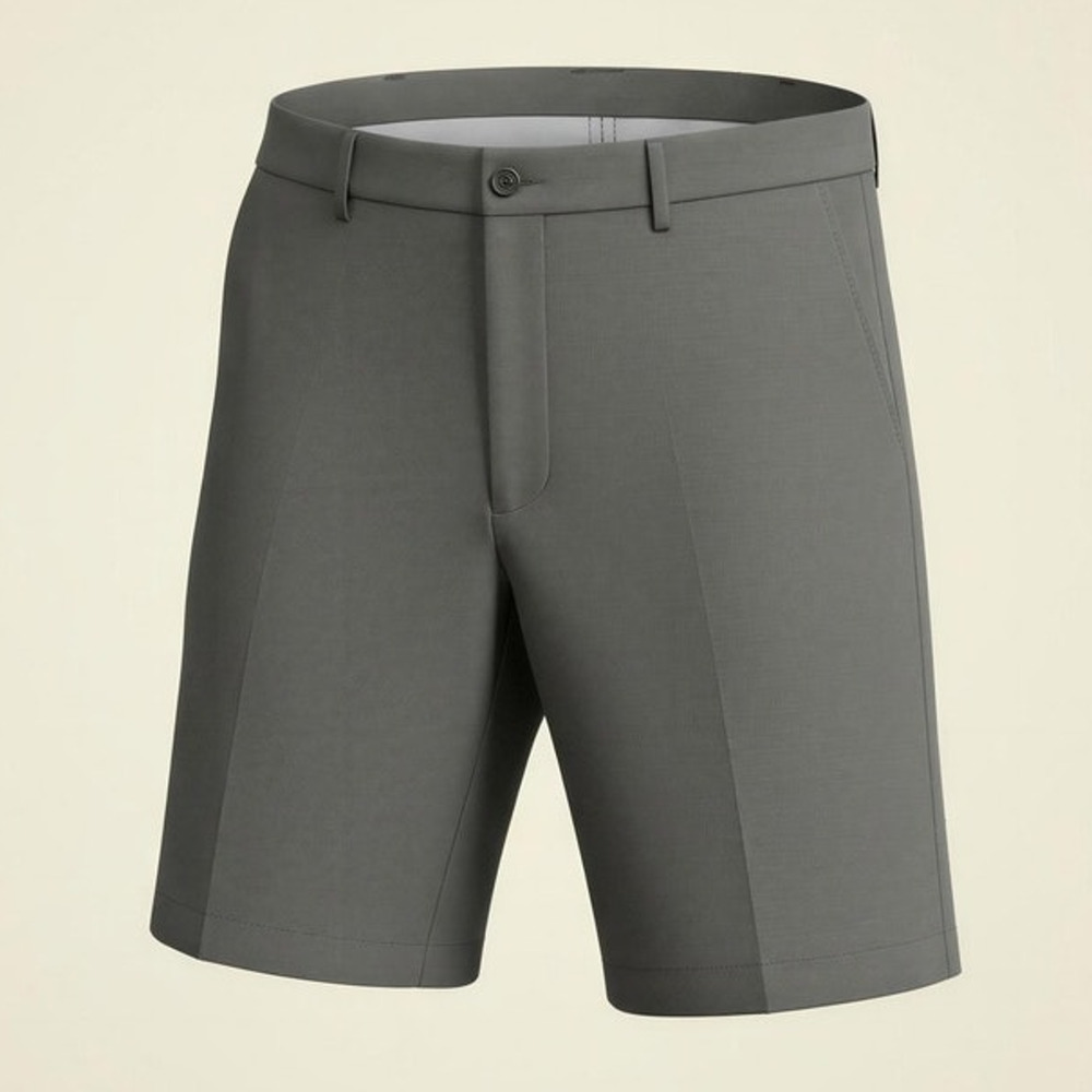 Grand Slam Performance Golf‎ Shorts Men's Size 38 Gray Flat Front Pockets